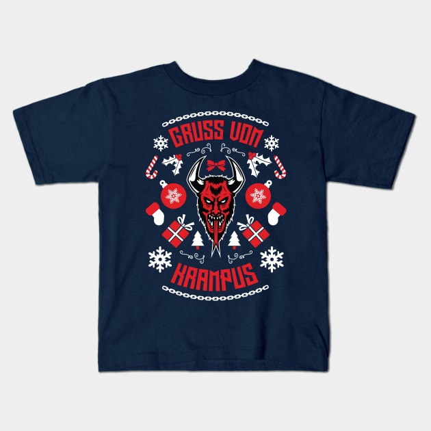 Krampus Kids T-Shirt by Woah_Jonny